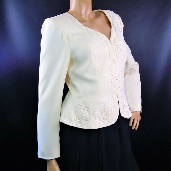 Vintage Warren Petites Peplum Jacket - Picture 6 of 8